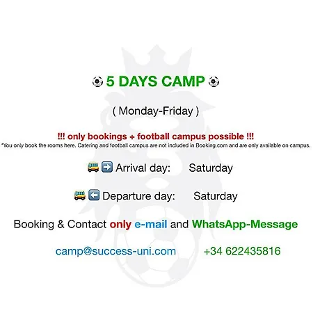 旅馆 Successuni Fussball ️camp